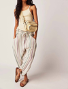 FREE PEOPLE LUST OVER YARN DYED PANTS IN SUNSTRIP