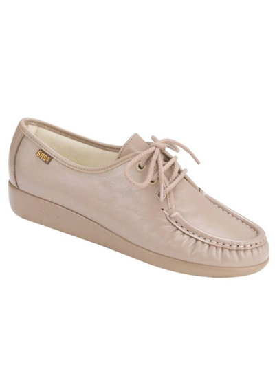 Sas Women's Siesta Lace Up Loafer - Medium In Mocha In Brown