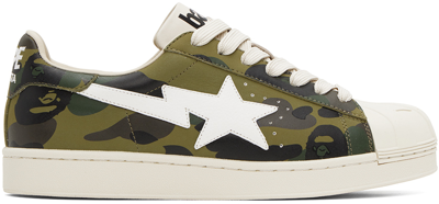 Bape Green Skull Sta 1st Camo Sneakers