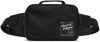 Maison Kitsuné Black Nylon Bum Bag In P199 Black