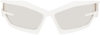 Givenchy Men's Giv Cut 69mm Geometric Sunglasses In White Smoke Mirror