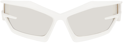 Givenchy Men's Giv Cut 69mm Geometric Sunglasses In White/smoke Mirror