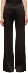 GIVENCHY BROWN FLARED TROUSERS