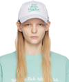 SPORTY AND RICH WHITE 'EAT MORE VEGGIES' CAP