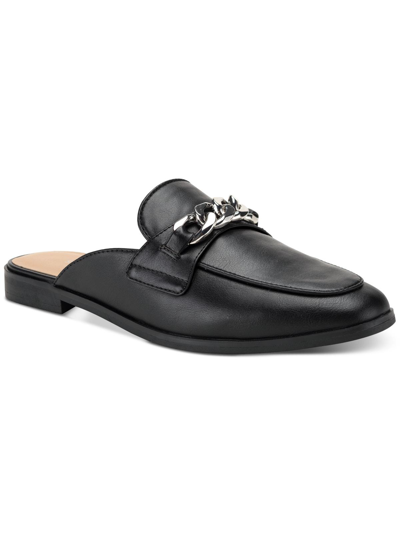 Sun + Stone Augustaa Womens Fax Manmade Mules In Black
