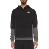 Kappa Men's 222 Banda Edonin Anorak Jacket In Black/grey/white In Black