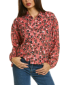 Johnny Was High-low Button Shirt In Pink