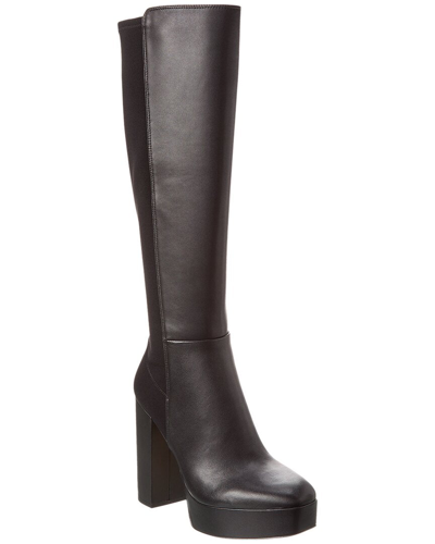 Stuart Weitzman Party Leather Knee-high Boot In Black