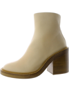 CHLOÉ MAY WOMENS LEATHER DRESSY ANKLE BOOTS