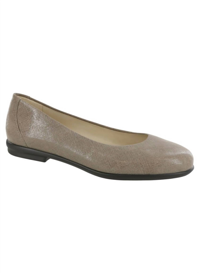 Sas Scenic Ballet Flat - Wide In Fog In Multi