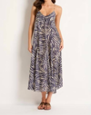 Monte And Lou Animal Sundress In Navy In Blue
