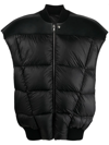 Rick Owens Jumbo Flight Black Polyamide Jacket In Black