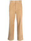 Palm Angels Pantalone Velluto Look In Beige