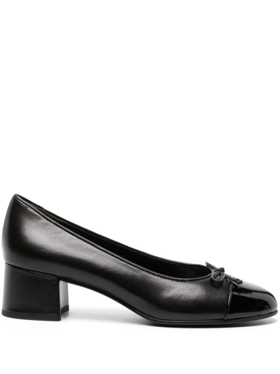 Tory Burch Cap-toe Pump In Black