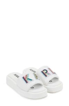 KARL LAGERFELD OPAL PLATFORM SLIDE SANDAL