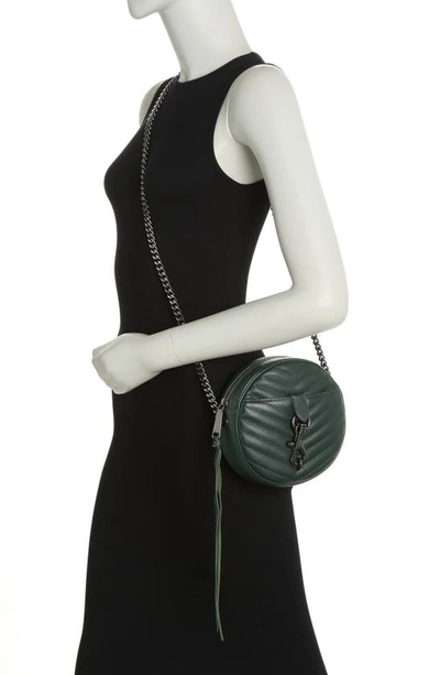 Rebecca Minkoff Edie Circle Crossbody Bag In Bottle Green | ModeSens
