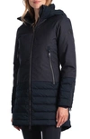 Lole Faith Waterproof 650-fill Power Down Jacket In Black Beauty