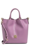 Dooney & Bourke Small Barlow Leather Top Handle Bag In Light Mauve