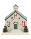 Spode Christmas Tree Led Illuminated School House