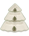 Spode Christmas Tree 3 Piece Dip Bowl Set