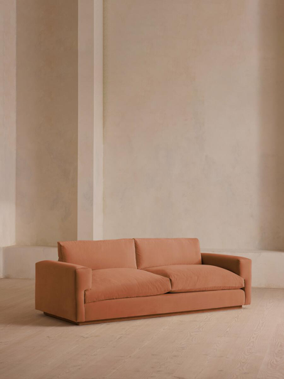 Soho Home Mossley Three Seater Sofa In Orange