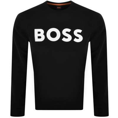 Boss Casual Boss Webasic Crew Neck Sweatshirt Black