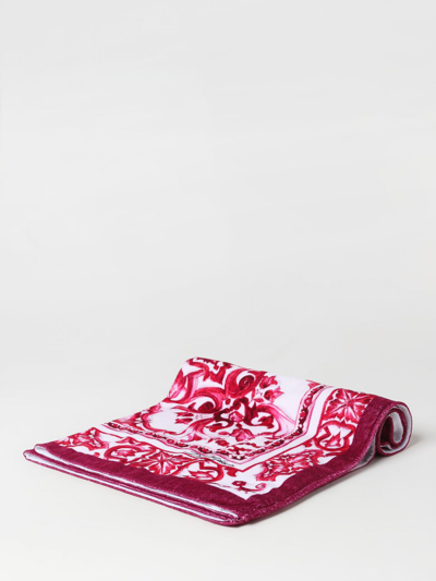 Dolce & Gabbana Beach Towel Girl  Kids Color Fuchsia