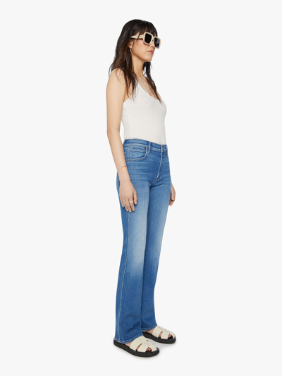 Mother The Desperado Heel Work Hard Play Hard Jeans In Blue