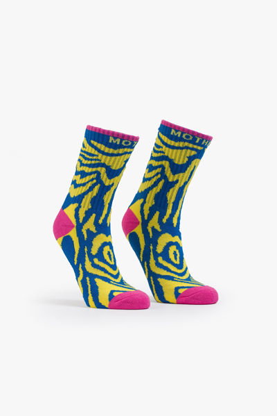 Mother Baby Steps Crew Socks In Buck Wild