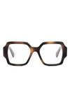 Celine Triomphe Tortoiseshell-effect Square-frame Glasses In Blonde Havana