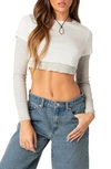 Edikted Women's Layered Long Sleeve T Shirt In Mix
