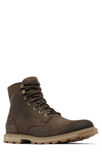 Sorel Madson Ii Chore Wp Boots In Tobacco/gum