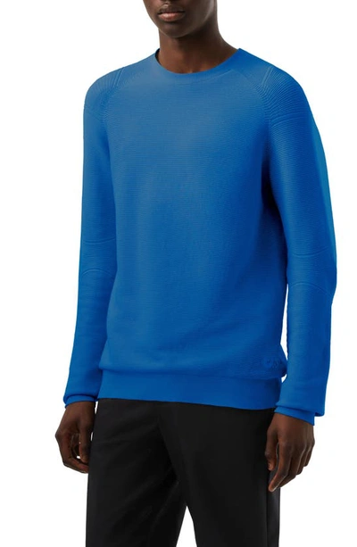 Alphatauri Seamless 3d Knit Crewneck Sweater In Sky Blue