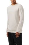 Alphatauri Seamless 3d Knit Crewneck Sweater In Off White
