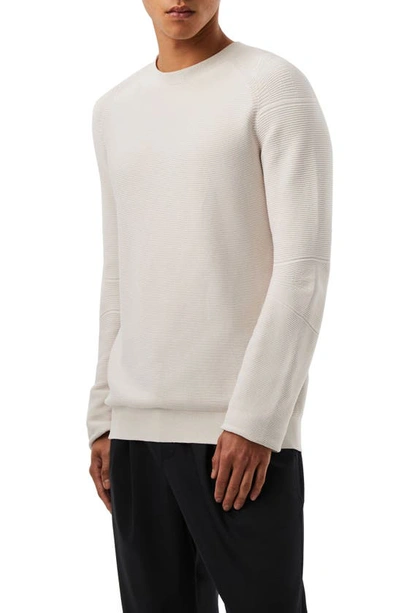 Alphatauri Seamless 3d Knit Crewneck Sweater In Off White