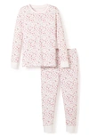 PETITE PLUME PETITE PLUME KIDS' DORSET FLORAL FITTED TWO-PIECE PAJAMAS