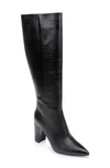 L AGENCE CHRISTIANE II REPTILE EMBOSSED KNEE HIGH BOOT