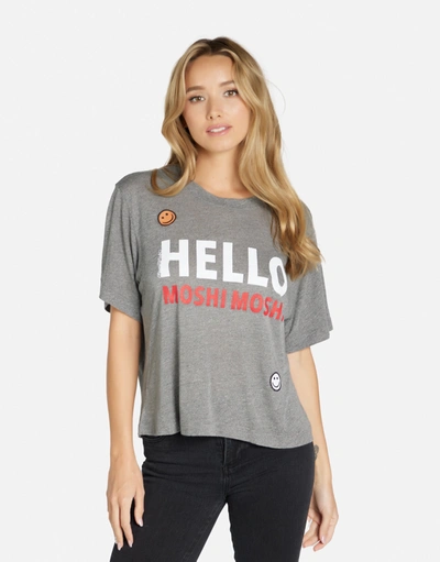 Lauren Moshi Linnea Hello Moshi In Heather Grey