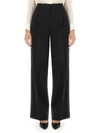 Michael Michael Kors Wide Leg Pants In Black