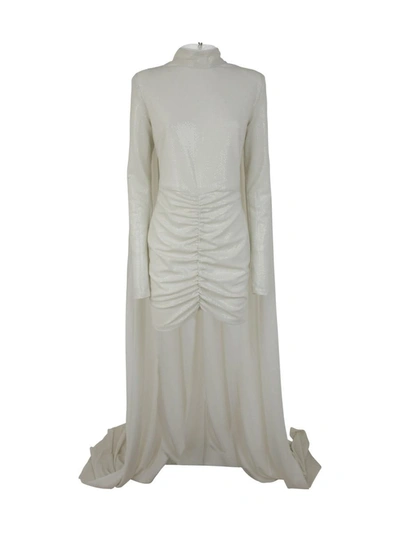 Rotate Birger Christensen Sequins Cape Dress