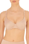Natori Liquid Underwire Full Fit Contour Bra In Lt. Mocha