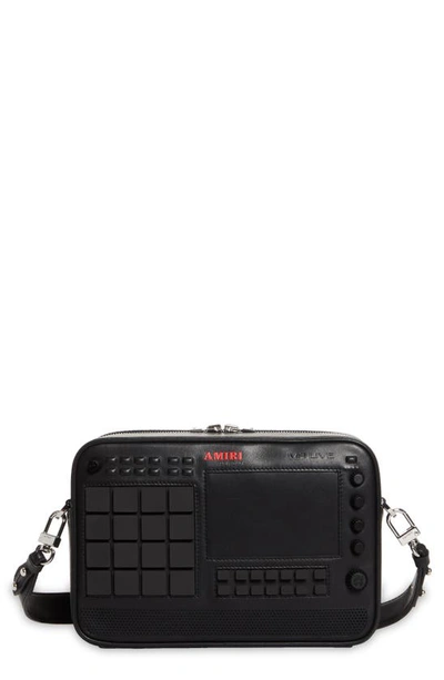 Amiri Drum Machine Crossbody Bag In Black