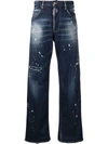 Dsquared2 San Diego Boot Cut Fit Jeans In Blue