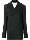 ALEXANDER MCQUEEN DOUBLE BREASTED PEACOAT,464524QJZ5112174562