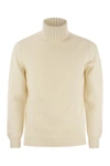 Fedeli Derby 428 - Cashmere Turtleneck Jumper In Cream