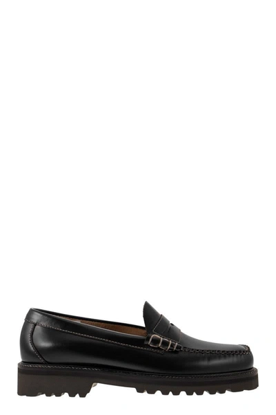 Gh Bass G.h. Bass Weejun - Leather Moccasins In Black