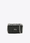 Dsquared2 Logo-plaque Quilted Crossbody Bag In Black