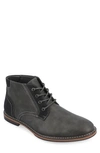 Vance Co. Franco Plain Toe Chukka Boot In Charcoal