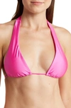 Vyb Britt Halter Bikini Top In Malibu Pin