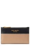 Kate Spade Morgan Colorblock Saffiano Leather Bifold Wallet In Cafe Mocha Multi